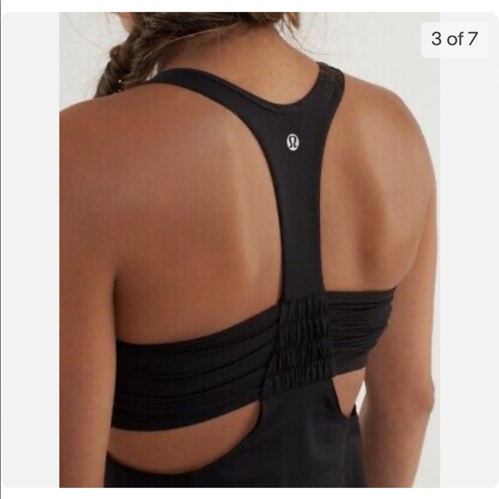 Black lululemon tank top